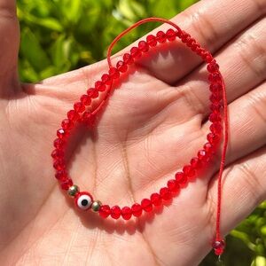 ♥️ Handmade Red Evil Eye Bracelet